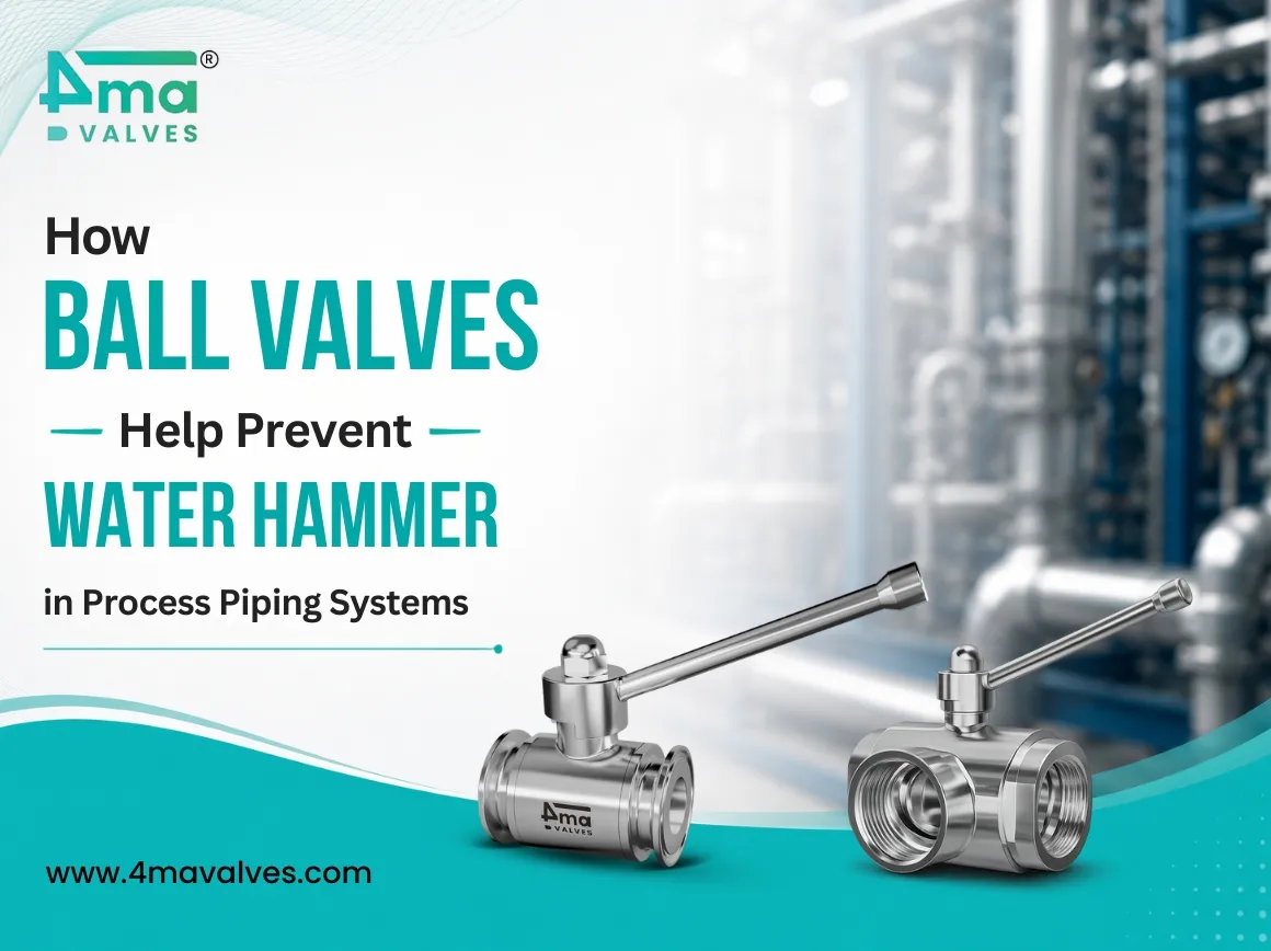 How Ball Valves Help Prevent Water Hammer in Process Piping Systems