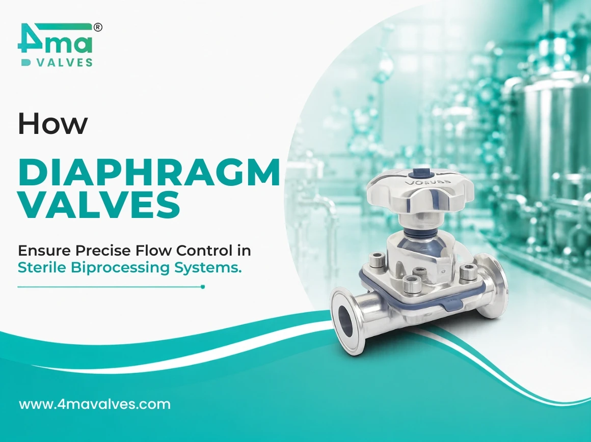 How Diaphragm Valves Ensure Precise Flow Control in Sterile Bioprocessing Systems How Diaphragm Valves Ensure Precise Flow Control in Sterile Bioprocessing Systems