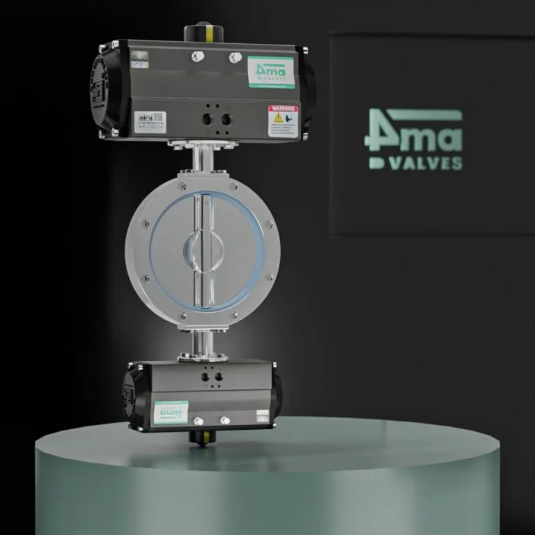 Sanitary Butterfly Valve Double Flaper