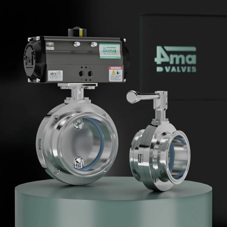 Sanitary Butterfly Valve Tc End