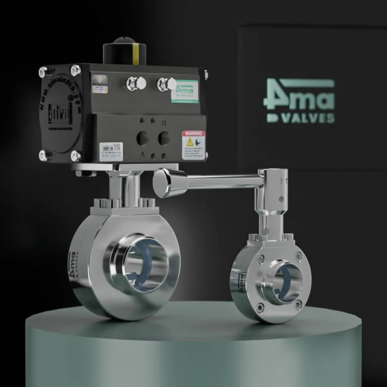 Sanitary Butterfly Valve Weldable End