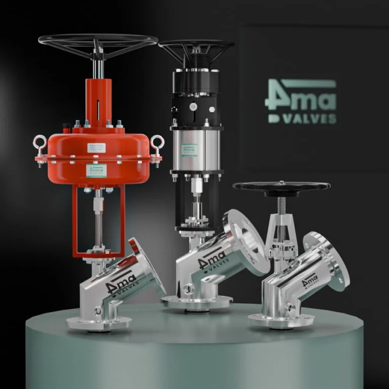 Angle Type Flush Bottom Valve Full Bore Jacketed Type