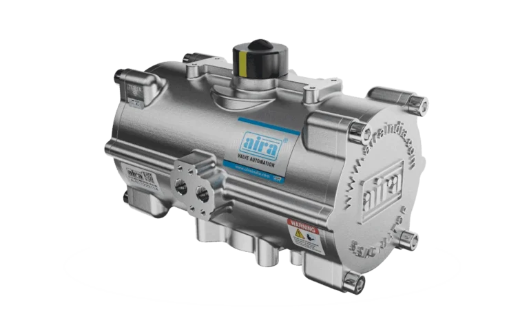 Double Acting Pneumatic Rotary Actuator Stainless Steel 304