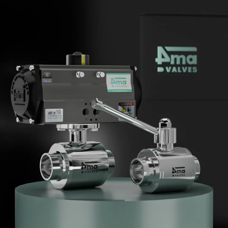 2 way Sanitary Ball Valve Weldable End