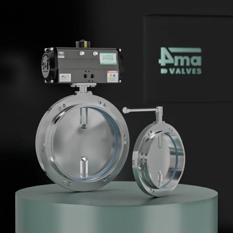 Sanitary Butterfly Valve One Side Wafer & One Side Tc End, Liner End, Neck End